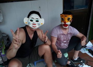 Hanoi Paper Mask Making Class